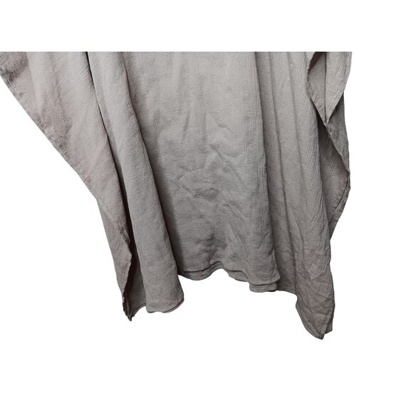 New Easel Kaftan Dress Small Beige Oversized Boho Cotton Tie Front Lounge - Picture 4 of 13